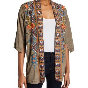 Johnny Was Sentrie Kimono Purple NWT